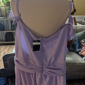 Formal lilac long dress plus size new